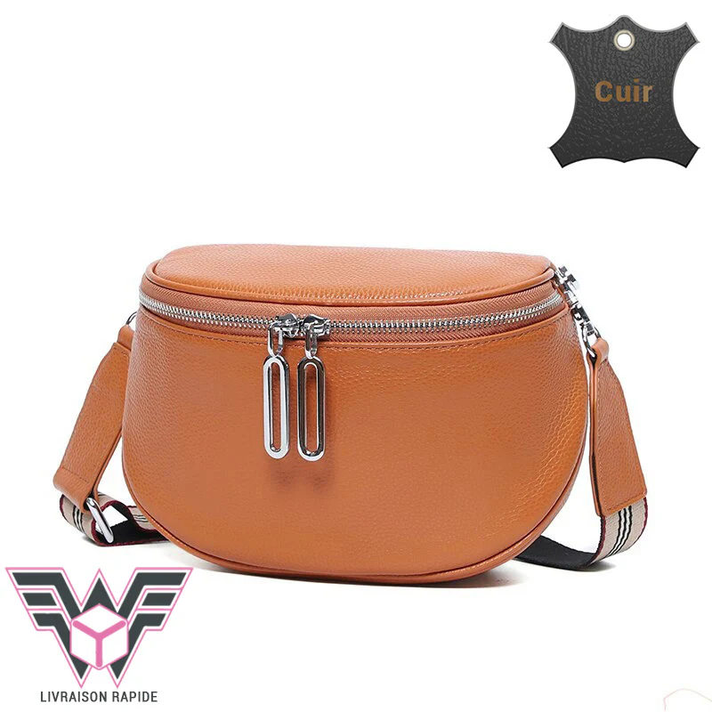 Fanny sacoche banane femme cuir – Image 3