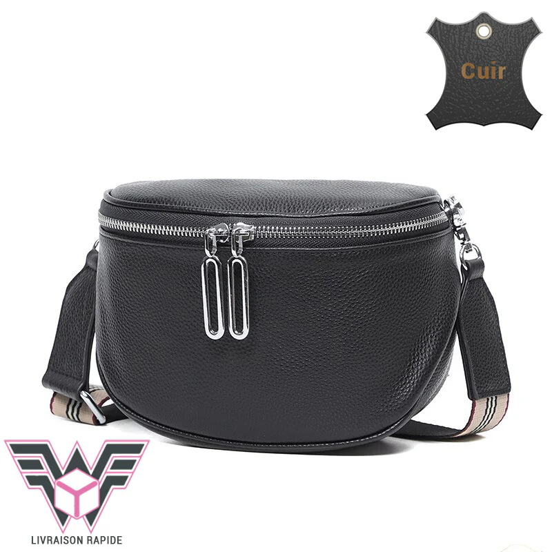 Fanny sacoche banane femme cuir