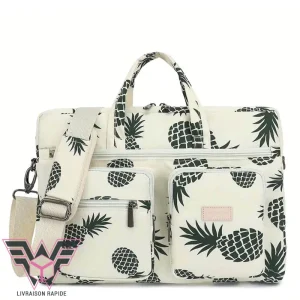 Ananas sacoche ordinateur femme originale
