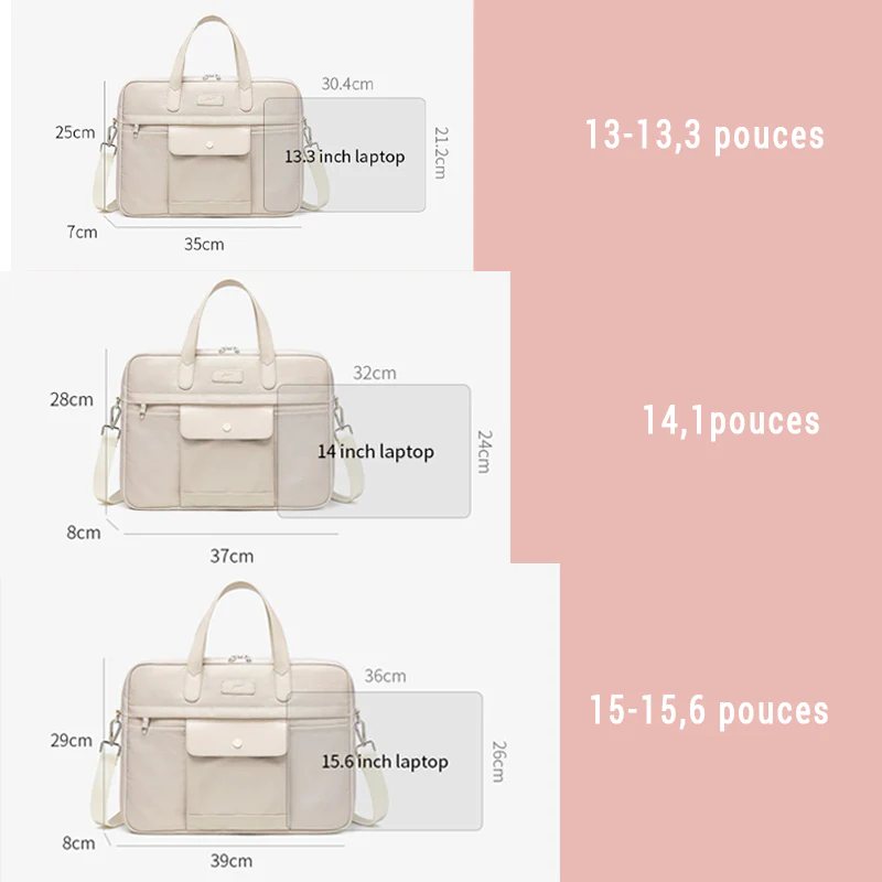 Zenia sacoche ordinateur femme – Image 8