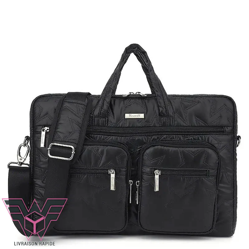 Elsa sacoche ordinateur femme matelassée