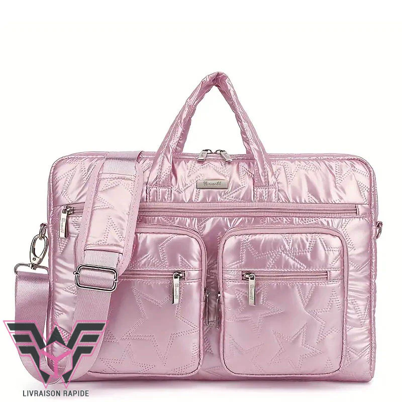 Elsa sacoche ordinateur femme matelassée – Image 3