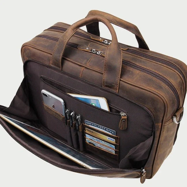 Sacoche Ordi Cuir - Classique – Image 6