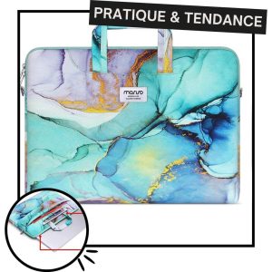 Sacoche Ordinateur - Marbre Or