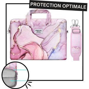 Sacoche Ordinateur Femme Luxe - Pinkie